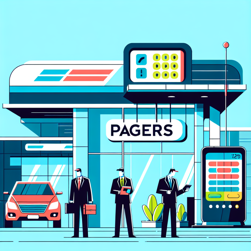 Pagery w serwisach samochodowych