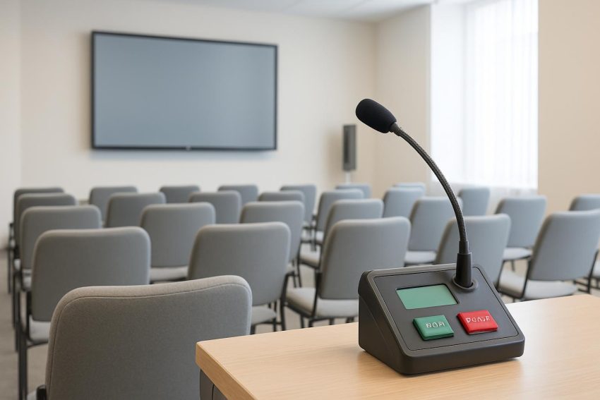 Systemy przywoławcze w strefach konferencyjnych